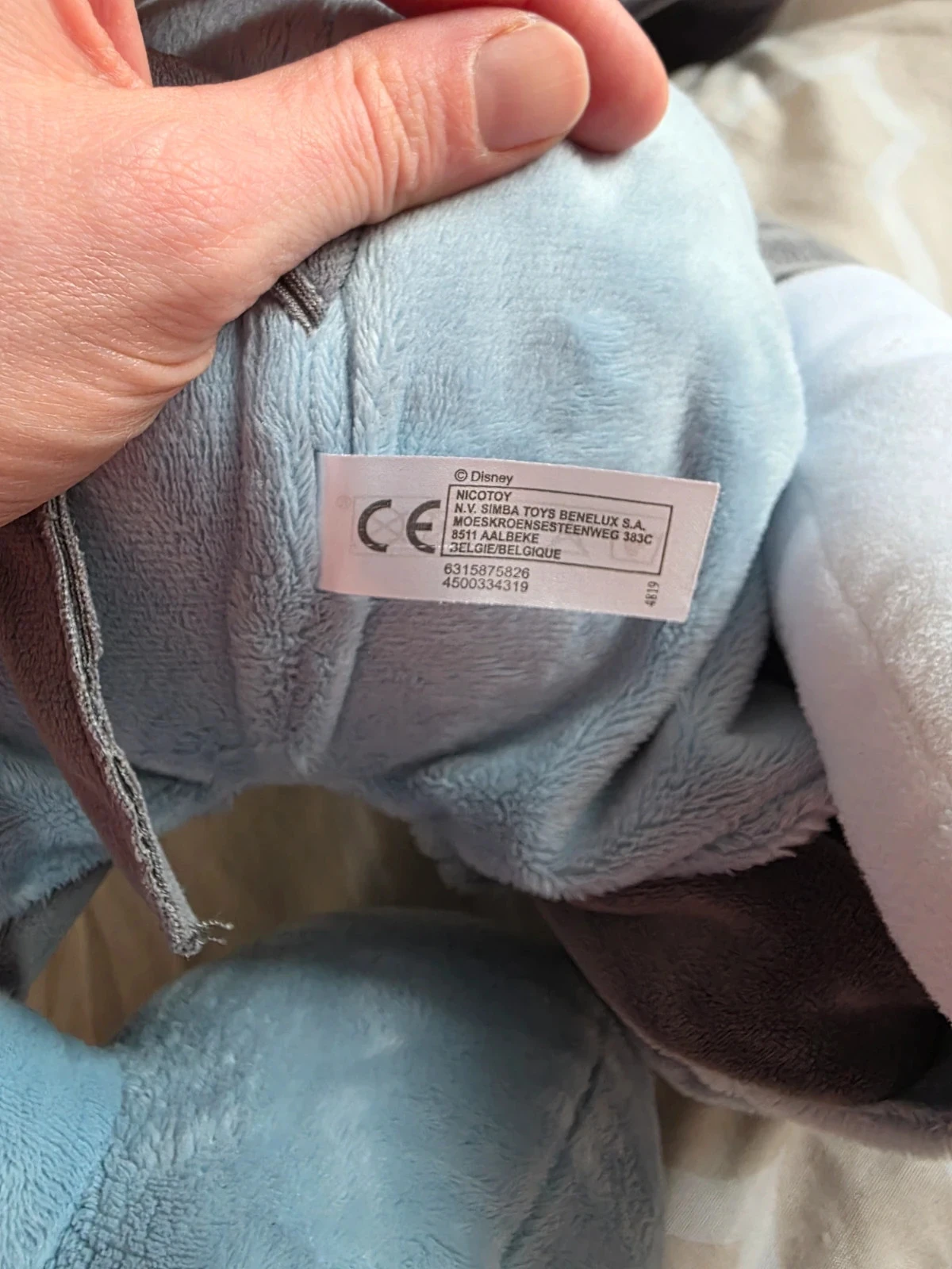 Grande peluche Mickey bleu XXL 65 cm – photo 5